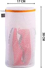 Kimmama Laundry Bags Mesh Wash Bags, Shoe Washing Machine Bag, Net Washer Sack with Zipper, Dryer Pouch for Cleaning and Drying Footwear, Sneaker, Trainers, Plimsolls, Slippers, Gym, Running, Tennis