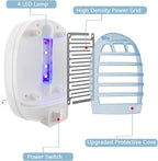 Bug Zapper Indoor,Fly Traps,Flying Insects,Electronic Insect Killer Fly Insect Trap Plug-in Mosquitoes Killer Mosquito Zapper with Blue Lights for Living Room,Kitchen,Bedroom,Office(2Packs)