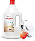 Floor Cleaning Solution, 82 Fl Oz, Compatible with All Roborock Mopping Robots (S7, S8, Qrevo, Q7, Q8 series), Deep Streak Cleans for Multiple Hard Floors, Low-Foam Delivers Clog Free