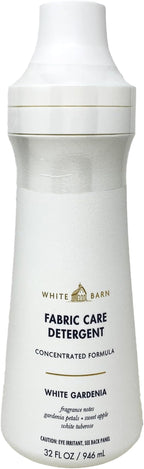 Bath & Body Works White Gardenia Fabric Care Laundry Detergent and Fragrance Booster with a Natural Oats Bar Soap