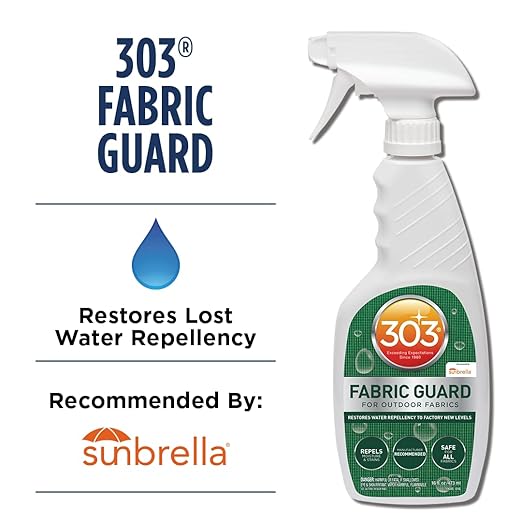 303 Fabric Guard - Restores Water and Stain Repellency To Factory New Levels, Simple and Easy To Use, Manufacturer Recommended, Safe For All Fabrics, 32oz (30606CSR)