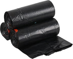 Tall Kitchen Drawstring Trash Bags, 10 Gallon, Heavy Duty Garbage Bag Unscented, 110 Count, Black, F
