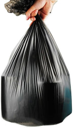 13 Gallon Kitchen Trash Can Liners, 130 Counts, Black