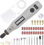Cordless Rotary Tool, 3.7V Li-ion Mini Rotary Multi-Tool Kit with Variable Speed, 42pcs Accessories Kit Electric Rotary DIY Grinder for Polishing, Cleaning and Engraving
