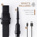 Starument Handheld Vacuum Cleaner - Cordless Vacuum Cleaner for Cleaning Dust, Dirt, Pet Hair Suction - Compact, Rechargeable & Wireless Device for Home, Office, Car - USB-C Cable, Crevice Suction