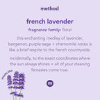 Method All-Purpose Cleaner Spray, French Lavender, Plant-Based and Biodegradable Formula Perfect for Most Counters, Tiles and More, 28 Fl Oz, (Pack of 4)