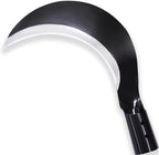 1pce 260mm/10.24in Manganese Steel Billhook Brush Clearing Sickle for Grass,Weeding Tools for Garden,Curved Sawtooth Sickle,Machete Axe for Cutting Trees,Steel Blade Knife in Hand