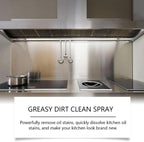 Heavy Oil Cleaner Stain, 500ml Clean Kitchens Up Kitchen Oil Stains, Degreaser Cleaner Heavy Duty, All Purpose Grease Cleaning For Household, Oven, Stove, Cookware, Range Hood, Cabinets (1pcs)