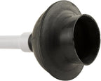 PlumbCraft 14-18-in. Stow-Away Plunger with Adjustable Handle 7503500, Heavy Duty Toilet Plunger for Households, Ergonomic Plunger to Unclog Toilet, Toilet Bowl Plunger with Ergonomic Handle