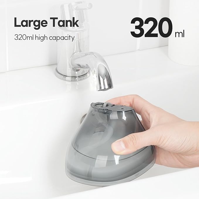 HubiCare Handheld Garment Steamer for Clothes - TurboSteam 1500W, 3 Steam Levels, 320ml Big Capacity, Strong Penetrating Steam, 20s Fast Heat-up, Steam Iron Fabric Wrinkle Remover with Brush