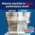 Glisten Dishwasher Magic Disinfectant & Cleaner Lemon 12 Oz