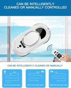 Window Cleaner Robot, Smart Cleaning Robot with 2800Pa Strong Suction, Glass Vacuum Robot with Remote Control, for Indoor/Outdoor Windows Mirror