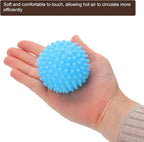 uxcell 4pcs Reusable Laundry Dryer Balls Vinyl Drying Balls for Reduce Wrinkles Static Fabric Softener Reduce Drying Time Save on Energy, Green