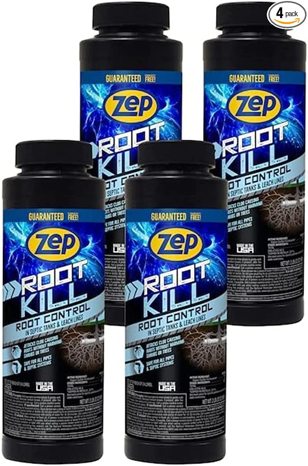 Zep Root Kill - 2 Lbs (Case of 4) ZROOT24 - Root Control in Septic Tanks and Leach Lines