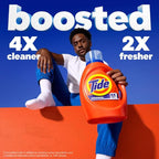 Tide Liquid Laundry Detergent, Original Scent, 80 fl oz, 64 Loads, Boosted Clean Even in Cold Water with Concentrated Washing Soap