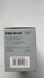 MR.SIGA Dish Scrub Brush, Palm Brush Dish Scrubber with Ergonomic Grip, Kitchen Brushes for Dishes, Green, Pack of 2