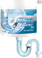 Powerful Pipe Dredging Agent, Sink Drain Cleaner for Kitchen Bathroom, Unclogging Solution for Pipes, Toilets & Showers (3)