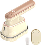 Portable Clothing Steamer, 800W 2-In-1 Iron & Clothes Steamer,A 30S Fast Preheating High-Power Clothing Wrinkle Remover That Is Not Picky About Fabrics and Suitable for Both Home & Travel (Beige)