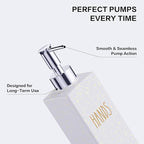 Cisily Dish Soap Dispenser, 12 fl oz Kitchen Soap Dispensers with Sponge Holder, Stainless Steel Pump Glass Kitchen Soap Dispenser Set, Hand and Dish Soap Bottle Set, Kitchen Decor Accessories