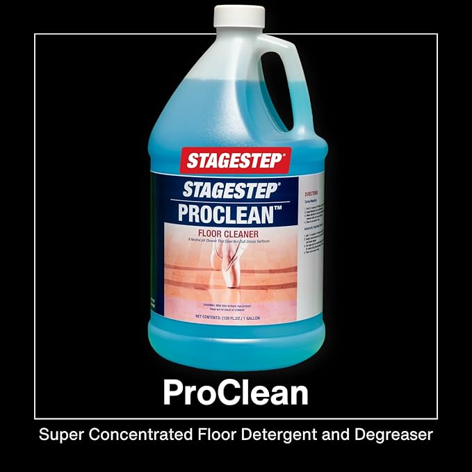 ProClean Super Concentrated Floor Detergent and Degreaser 1 Gallon Neutral pH Cleaner for Hardwood and Marley Floors