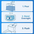 Vacplus Toilet Tank Cleaner - 6 Pack Automatic Descaler Tablets, Powerful Mold & Rust Remover, Long-Lasting Bowl Cleaning Solution