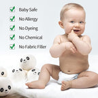 Wool Dryer Balls - Natural Fabric Softener, Reusable, Reduces Clothing Wrinkles and Saves Drying Time. Handmade Fair Trade No Lint Fabric Softener White (Pack of 6)