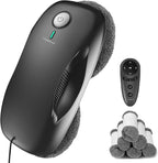 Tosima Window Cleaning Robot W2, Automatic Cleaning with Intelligent Path Planning, 3800Pa Suction Power, Edge Detection Technology, Remote Control