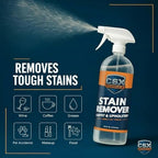CSX Powerful Stain Remover 24oz – Heavy Duty Carpet & Upholstery Cleaner, Professional Strength, Deep Clean Formula – Removes grease, wine, coffee, ink, food, and more – Made in the USA