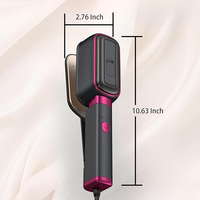 Travel Iron Steamer for Clothes, Portable 3-in-1 Handheld Steamer, Fast Heat-up, 10 Mins Continuous Steam, 180° Rotatable Handheld Press Iron for Clothes