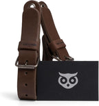 Leather Wall Hanging Straps, Set of 2, Buckle Closure for Axes, Hatchets & Tools, Heavy Duty Tool Hangers, Garage Storage Organization, Axe Mount Holders, Organizer Hooks