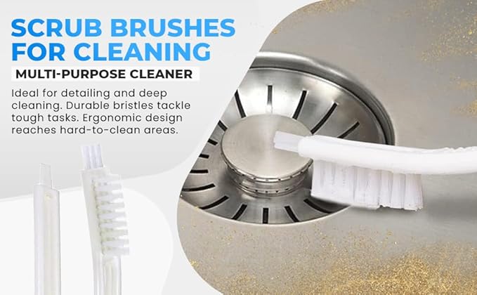 Tackzo Reusable and Washable Lint Roller Multi-Purpose Travel Lint Remover Cleaner Roll with VersaScrub - Eco-Friendly Sticky Roller & Brush for Hard to Reach Areas in Home Car, Quick and Easy