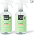 Better Life All Purpose Cleaner - Multipurpose Home and Kitchen Cleaning Spray for Glass, Countertops, Appliances, Upholstery & More - Multi-surface Spray Cleaner - 24oz (Pack of 2) Clary Sage/Citrus