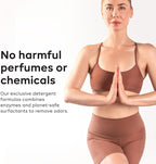 Nonaste Liquid Laundry Detergent - 32 Fl Oz (Pack of 2) - Activewear Laundry Detergent for Workout Clothes & More - Scented & Unscented, Gentle & Color Safe