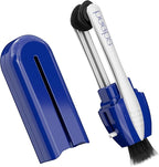 CarbonKlean Peeps Glasses Cleaner - for Eyeglasses, Reading Glasses, and More - Lens Cleaner with Carbon Microfiber Tech - Injected Blue - 1 Count