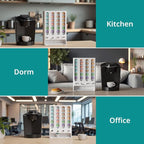 LifeMoreasy K Cup Holder Creative Coffee Pods Storage Stand Vending-Style K Pod Dispenser K Cup Organizer for 28 Pods