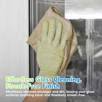 HOMEXCEL Brown Microfiber Cleaning Cloth 12 Pack, 12.5 x 12.5 inch Microfiber Towels for Cars, Ultra Absorbent Car Washing Cloth, Lint Free Streak Free Cleaning Rags for Car, Kitchen, and Window