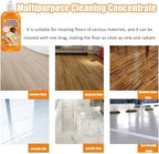 2 PCS Momeng FloorOrange, FloorCare,Momeng Floor Liquid, Powerful Decontamination Floor, Multipurpose Concentrate (200ML)