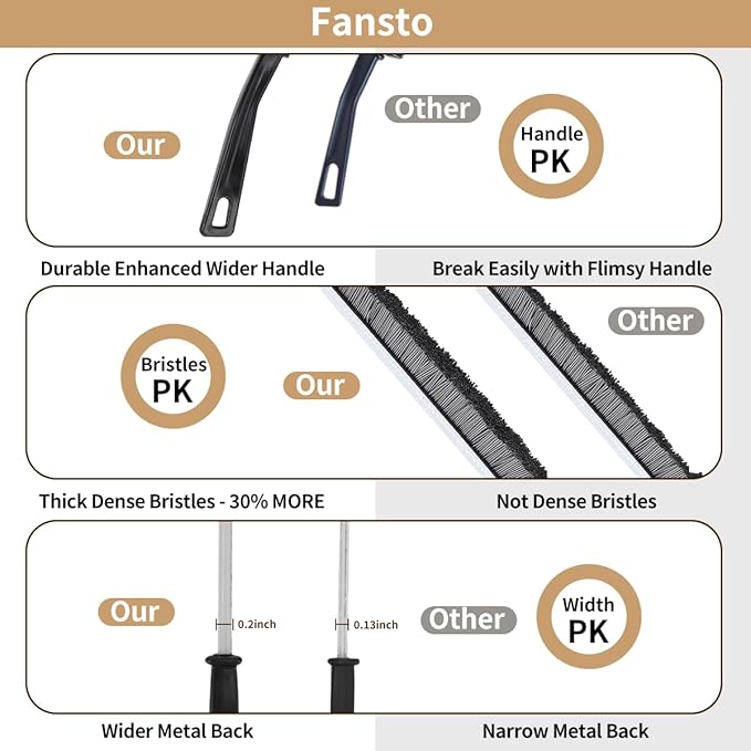 7 Pcs Hard Bristle Crevice Cleaning Brush, Multifunctional Grout Cleaner Brush, Thin Gap Cleaning Brush Set, Small Cleaning Tools for Household Use, Kitchen, Bathroom, Toilet, Window Track,Tight Space