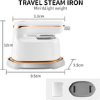 2024 New Steamer Iron For Clothes Travel Mini: Handheld Size Portable Clothing Small Garment Electric Steam Ironing Machine For Travel College Dorm Home Essentials