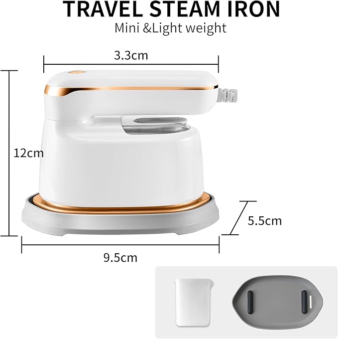 2024 New Steamer Iron For Clothes Travel Mini: Handheld Size Portable Clothing Small Garment Electric Steam Ironing Machine For Travel College Dorm Home Essentials