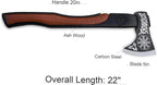 | Exquisite Handmade Viking Axe - Ideal for Collectors & Enthusiasts | Authentic, Artisan-Crafted | Medieval Styled Axe with Durable and Robust High Carbon Steel (GC-AX02)