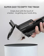 AutoBot Car Vacuum Portable Cordless - 20000PA Handheld Vacuum for Pet Hair, 50 Min Runtime with 5 Attachments & Flexible Hose, 3Hr Fast Charge for Cars, Trucks, Home Cleaning (Type-C)