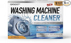 QYQOST Washing Machine Cleaner Descaler, Deep Cleaning Tablets, 25 Count, HE Front Loader and Top Load Compatible, Septic Safe Deodorizer