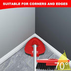 Upgrade Scrub Brush Replacement Head Compatible with O Cedar EasyWring 1 Tank Spin Mop, Mop Replace Head Brush,Scrubber Floor Cleaning Brush,More Layers of Bristles for Bathroom, Deck, Tile, Kitchen