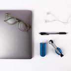 Peeps Carbon Klean Eyeglass Lens Cleaner - Efficient and Durable Carbon Microfiber Technology - Exclusively Used by NASA - 500 Uses (Black Soft Touch)
