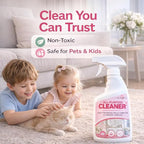 All Purpose Cleaning Spray – Non-Toxic, Pet & Kid Safe, Multi-Surface Cleaner for Walls, Furniture, Counters, Bedrooms & Everyday Surfaces. Safe cleaner for Painted or Finished Surfaces.