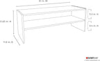 ClosetMaid 8923 Stackable 31-Inch Wide Horizontal Organizer, Espresso