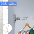 20 Pcs Drywall Anchor with Included Bolts for 1/4”-20, Heavy Duty Hollow Drywall Anchors for TV Mounting Kit, Strong Hollow Wall Anchors Holds up to 270lbs Each in 1/2” Drywall, 20 Packs