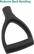 Plastic Shovel Grip Handle Replacement, D Shaped Snow Shovel Replacement Handle,31mm/1.22'' Inner Diameter Digging Raking Tool Replacement Spade Handles for Lawn Garden Spade Fork Shovel
