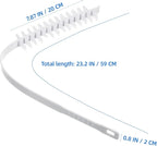 Zerodeko 2-Pack Washing Machine Cleaner Brush Set for Front Load Washers Durable Washer Drum Cleaning Tool 23.62 X 1.77 X 1.57 Inch Efficient Dirt and Lint Removal for Household Laundry